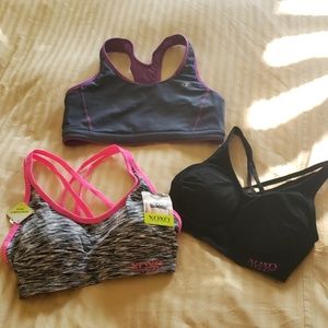 Set of 3 sports bras